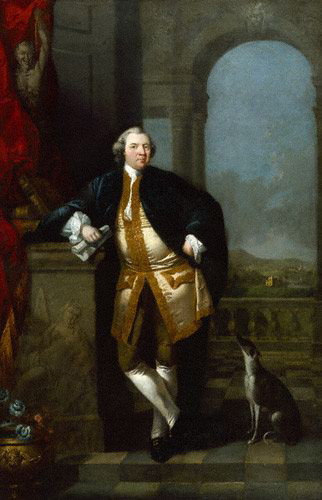 William Shenstone ca. 1760  	by Edward Alcock   National Portrait Gallery London  NPG263